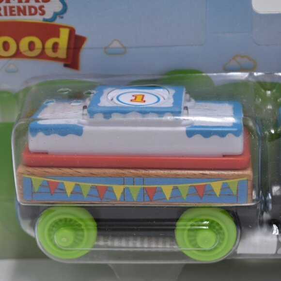 Fisher-Price Thomas and Friends Wood Birthday Train Wooden Railway NEW 2019 - Picture 4 of 13